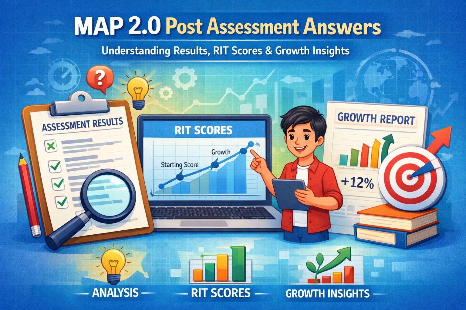 MAP 2.0 Post Assessment Answers: Understanding Results, RIT Scores & Growth Insights